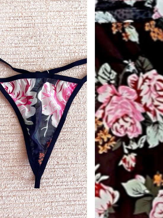 Other - 5 for $25! Floral Print String T-Back Thong Panty!